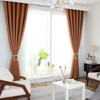 Elegant New curtains design for living room image 4