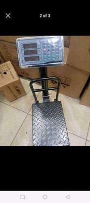 300kgs Rechargeable digital platform weighing scale image 3