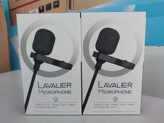 3.5mm Mono Plug Clip On Lavalier Lapel Mic Microphone image 2