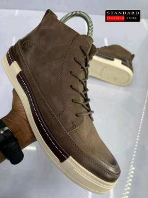 Coffee Brown leather Boots image 2