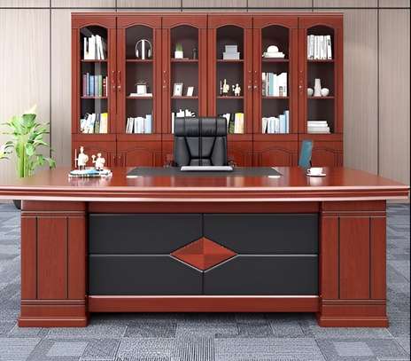 High-End Director’s Desk – Modern L-Shape Executive Desk image 6