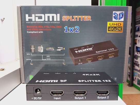 3D 4K*2K 1080P 1X2 1 In 2 Out HDMI Splitter image 1