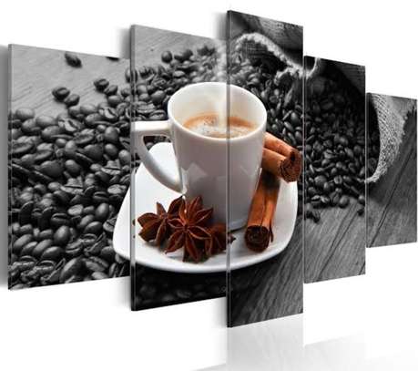 The African Cup of Coffee wall decor (Ylm-5p-941) image 1