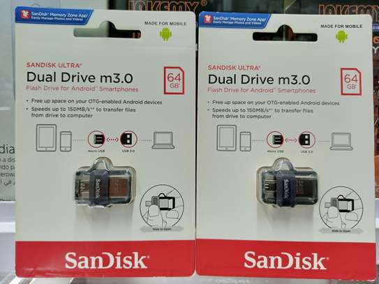 Sandisk Ultra Dual - USB 3.0 OTG - 64GB Flash Disk image 2