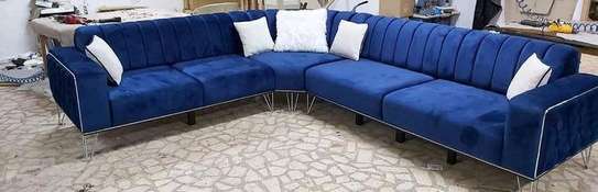 Seven seater three piece sectional couch image 1