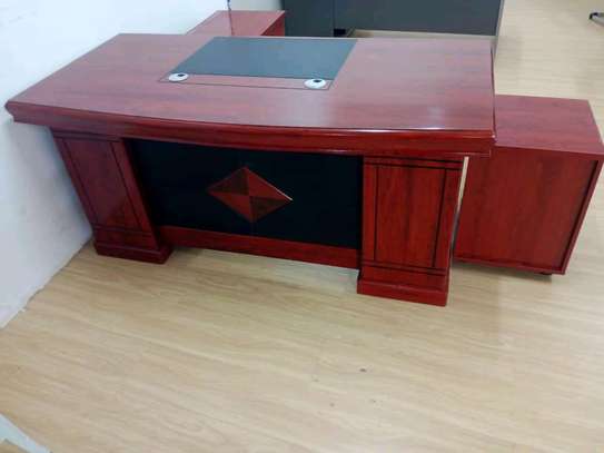 1800mm mahogany executive desk image 3