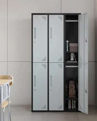 Office Cabinet: 3-Door Office File Locker image 1