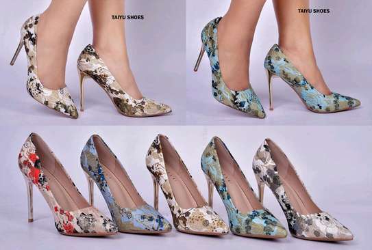 ✓°Women's Printed Embroidery high heels image 11
