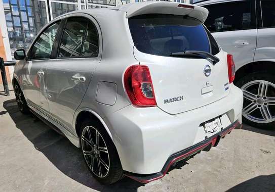 Nissan March nismo white image 5