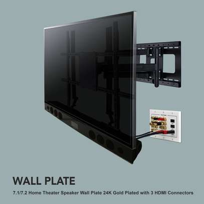 7.1/7.2 Home Theater Speaker Wall Plate image 5