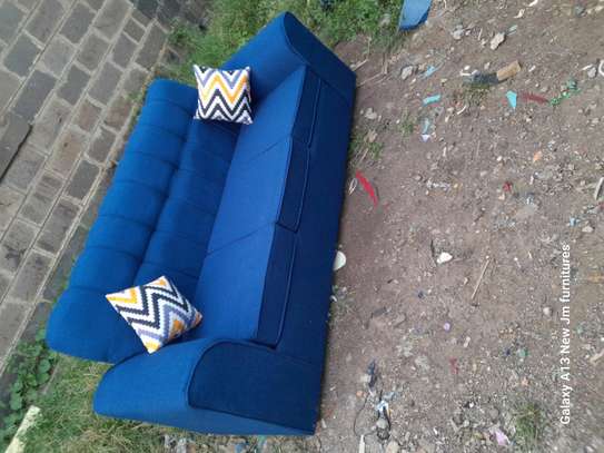 Blue 3seater sofa set on sell at jm furnitures image 2