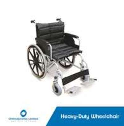 Extra Wide Manual Wheelchair, 24" Wide Seat image 2