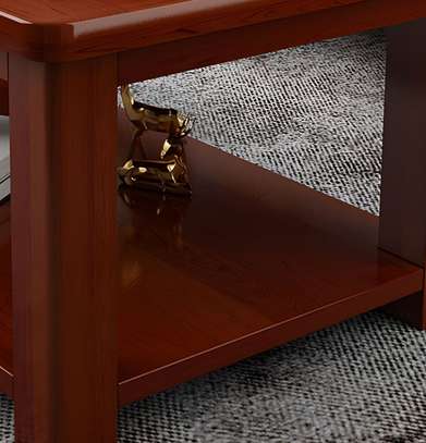 Office Table: Mahogany Finish 1200mm Coffee Table image 2