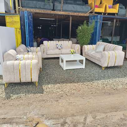 7 seater 3,2,1,1sofa with spring cushions image 2