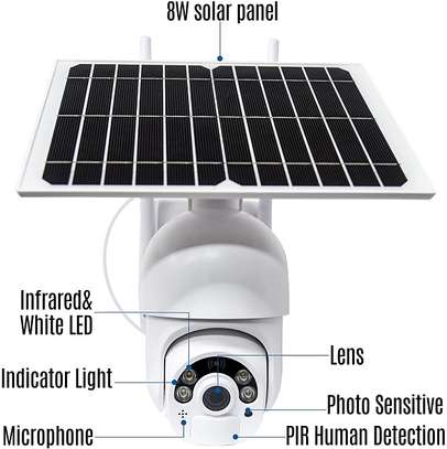 4G Intelligence Solar Powered Pan-Tilt CCTV Cameras image 1