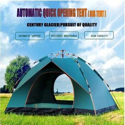 3-4 persons automatic waterproof Camping Tent image 1