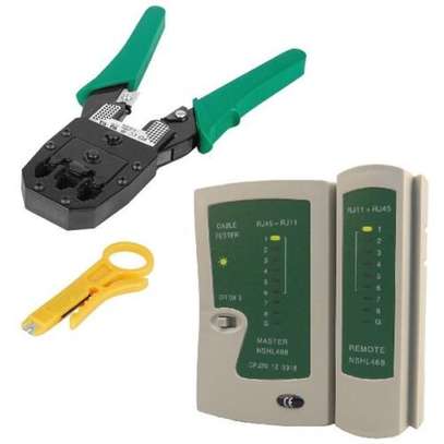 ofessional RJ45 LAN Crimping Tool+Cable Tester image 1