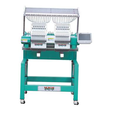 Embroidery Machine 2 Head,12color image 1