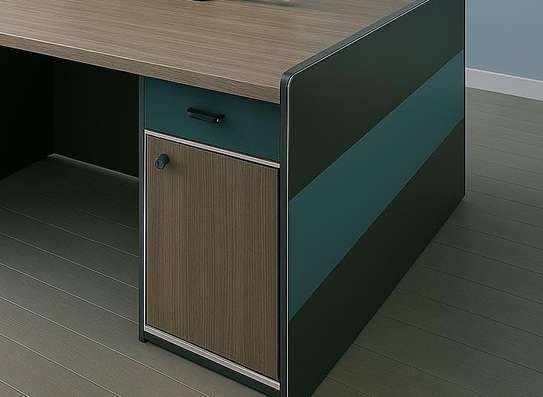 Office Desk: Two-Way Modern Workstation image 5