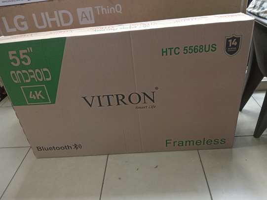 55" vitron smart WebOS android frameless tv image 3