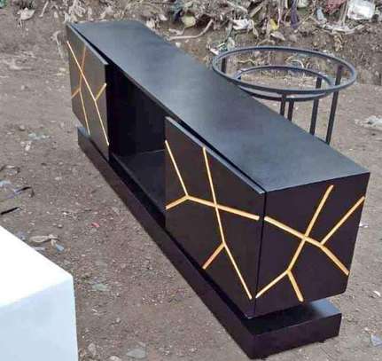 Trendy high end mahogany tv stands image 1