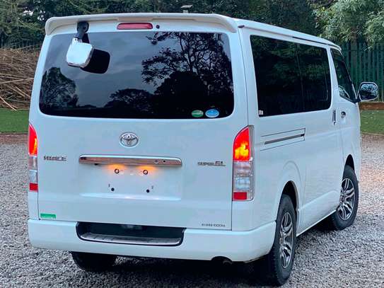 Toyota Hiace 7L Grand Hiace white color fully loaded 2019 image 10