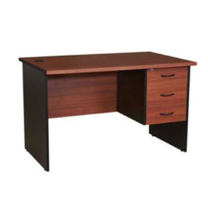 1*2m wooden polished office desks image 3