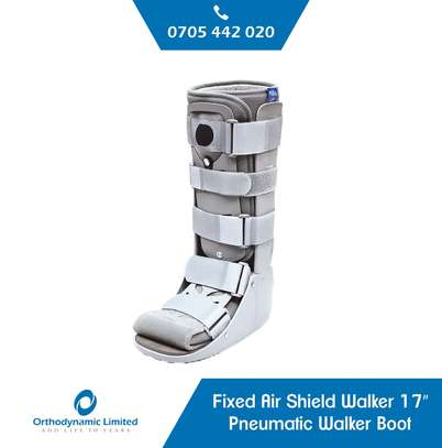 Pneumatic Fixed Ankle Walker Boot Long image 1
