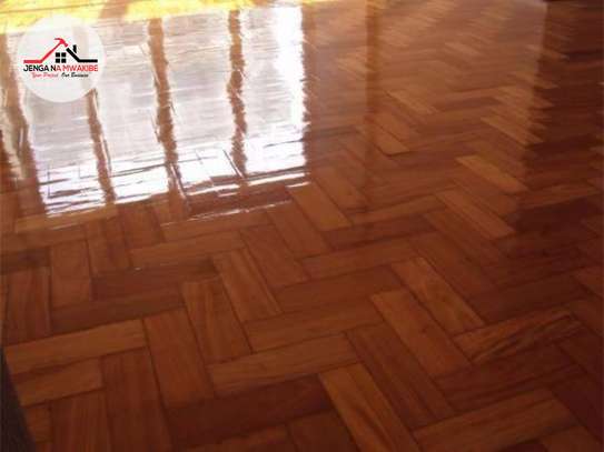 Wooden floor parquets 2 installation in Nairobi Kenya image 3