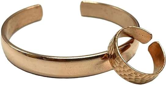 Healing Lama 100% Pure Copper Bracelet and Ring image 1