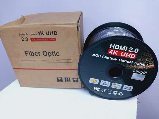 Fiber Optic HDMI Cable -100m HDMI 2.0 Support Ultra HD image 2