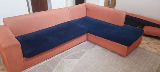 Sectional L Seat Sofa + Balcony Lounge bed image 5