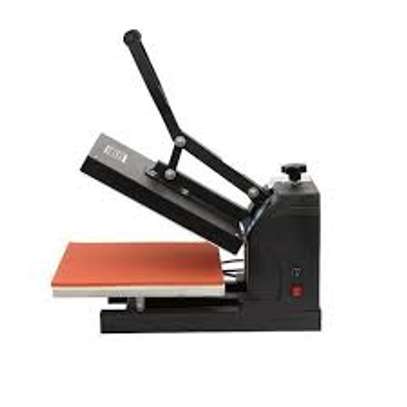 Flatbed Plain Heat Press Machine 38X38CM image 1