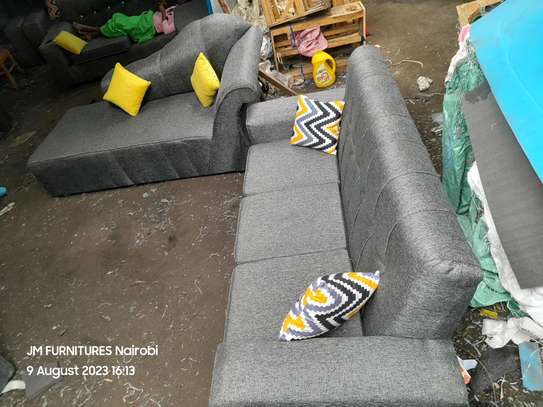 6seater grey sofa set on sell image 2