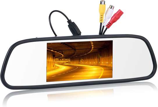 Backup Camera and Monitor  Car Vehicle Rearview Mirror image 1