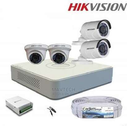 Hikvision 4 CCTV Camera Complete Kit. New image 1