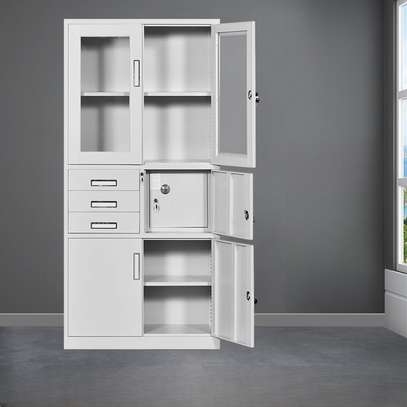 Steel Office Cabinet With Safe Box image 1