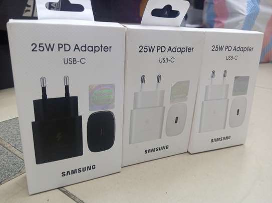 Samsung 25W PD SuperFast Charging USB TYPE C CHARGER 2 PIN image 1