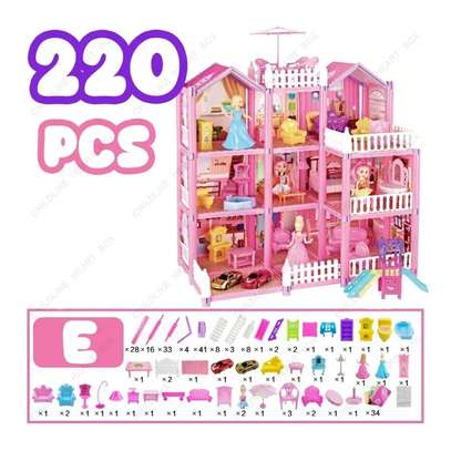 Multilevel Doll House for Kids Play Set (Age for 3-8 Years) image 7