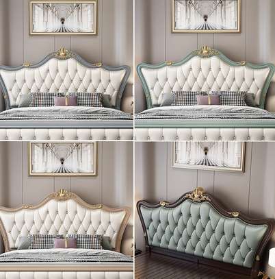 Modern Minimalist Luxury Wood Bed With Hidden Storage image 3