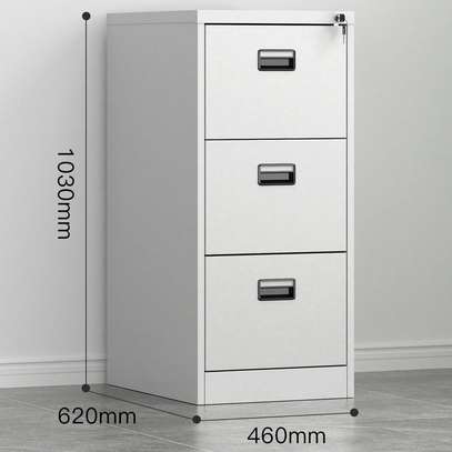 3-Drawer Office File Cabinet image 3