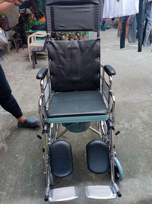 RECLINER WHEELCHAIR WITH REMOVABLE ADULT POTTY TOILET KENYA image 8