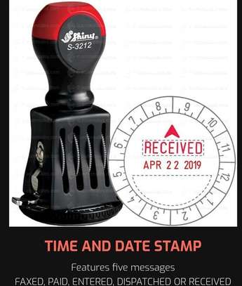 Company dater round stamp image 1