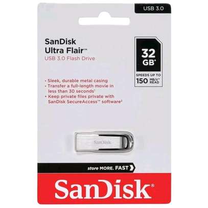 SanDisk Ultra Flair 32GB USB 3.0 150 MB/s Flash Drive image 1