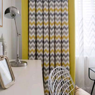 Yellow curtains image 1
