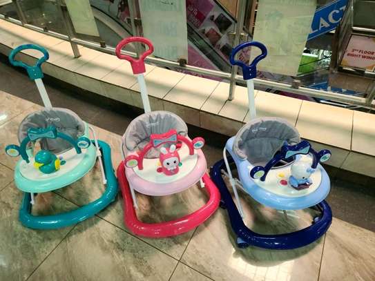 Foldable Baby Walker With Wheels, Music and Toy image 1