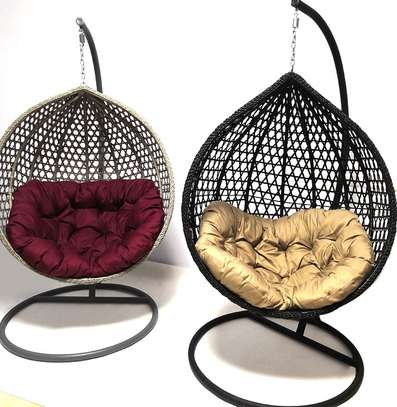 Rattan Chair :  Handwoven Hanging Rattan Chair image 6