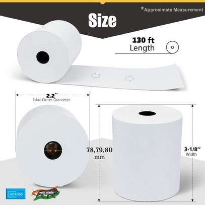 THERMAL ROLL PAPER FOR THERMAL PRINTER POS image 2