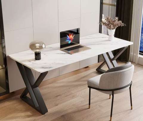 Lightweight Luxury Desktop Desk for Home Office image 1