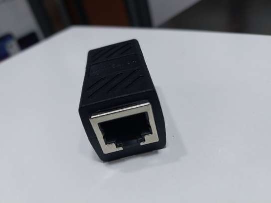 CAT6 RJ45 Female-to-Female LAN Cable Extension Adapter image 3